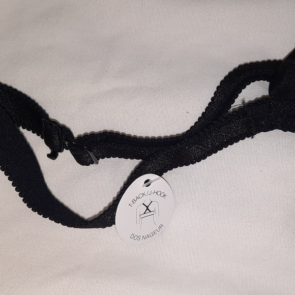 Chantelle underwire unlined black bra, 32G, NWT! - Picture 5 of 6